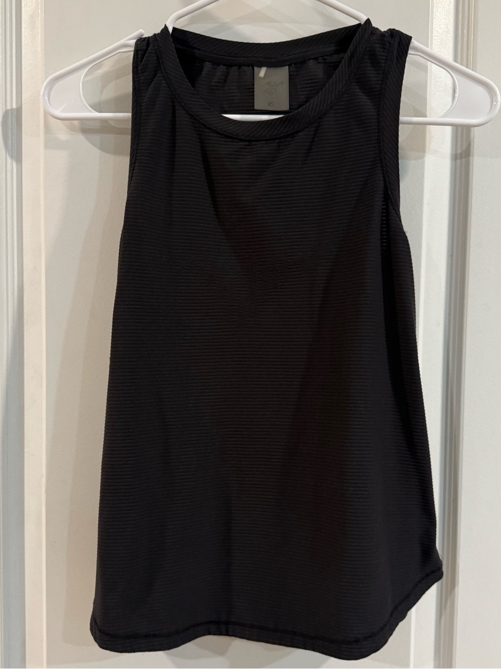 CALIA by Carrie Underwood Black Ribbed Athletic Tank